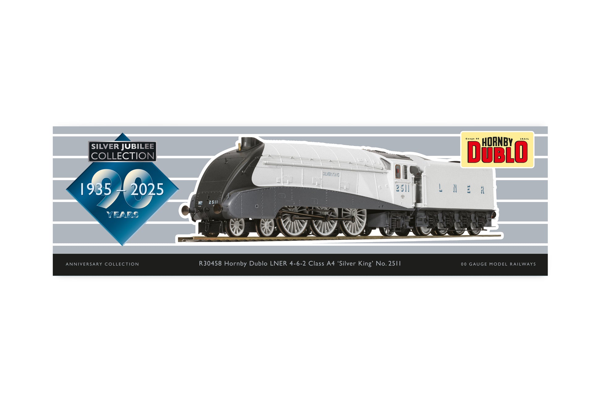 R30458 Hornby Dublo: LNER Class A4 4-6-2 - 2511 'Silver King' (Silver Jubilee Collection)h - Chester Model Centre