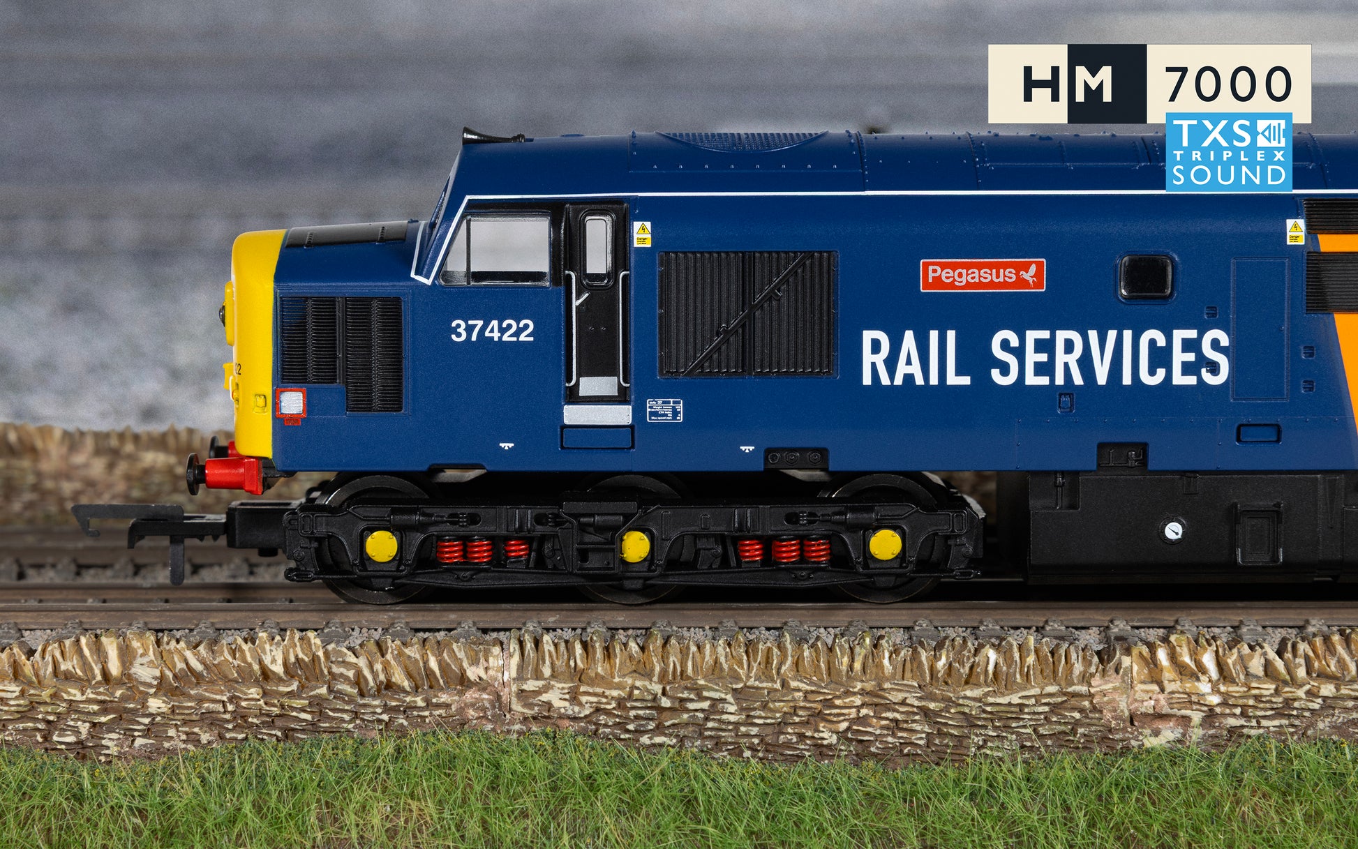 Hornby R30544TXS RailRoad: Rail Services - Class 37 - 'Pegasus' 37422 - Sound Fitted - Chester Model Centre