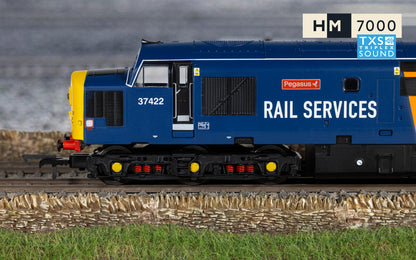 Hornby R30544TXS RailRoad: Rail Services - Class 37 - 'Pegasus' 37422 - Sound Fitted - Chester Model Centre