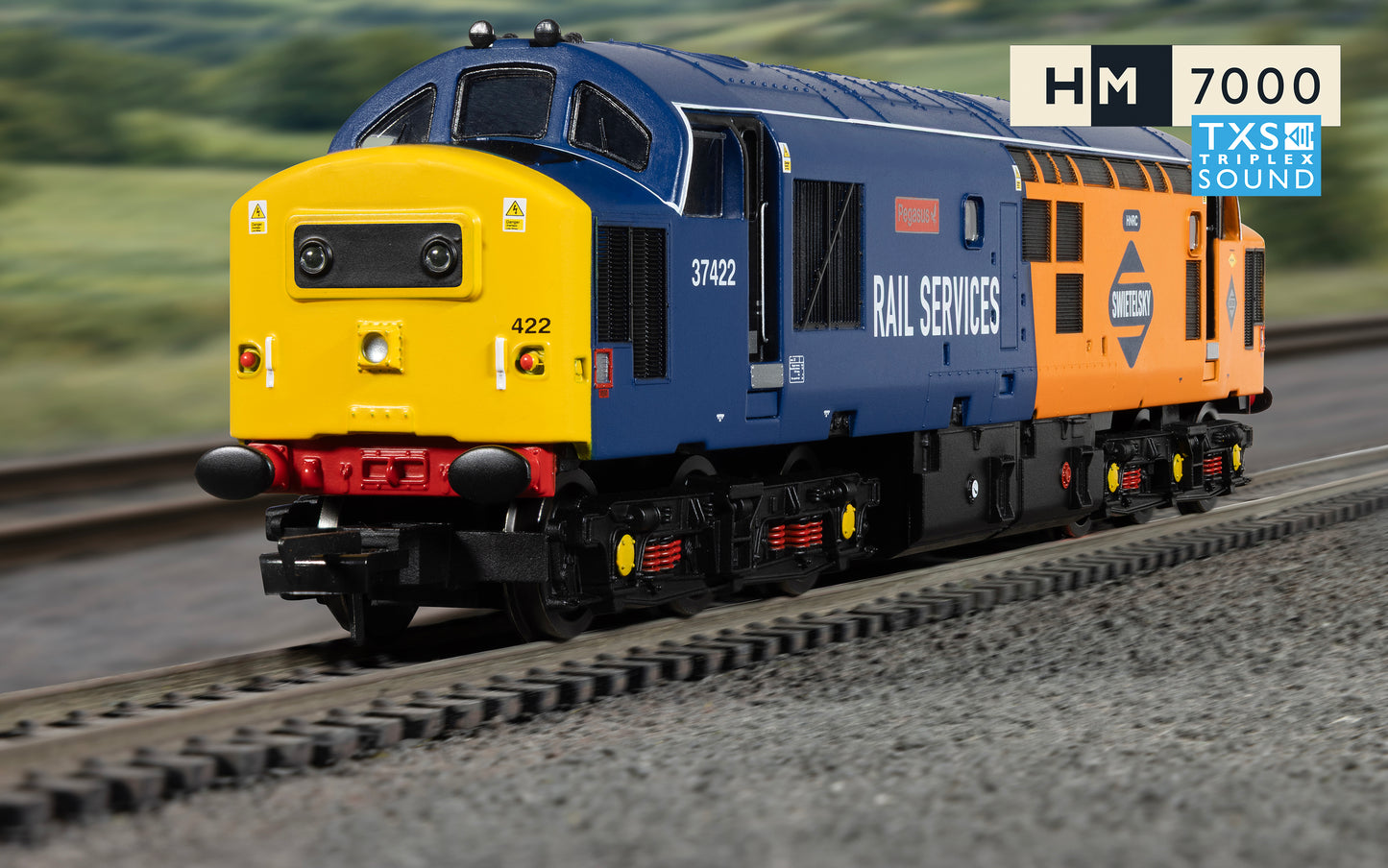 Hornby R30544TXS RailRoad: Rail Services - Class 37 - 'Pegasus' 37422 - Sound Fitted - Chester Model Centre