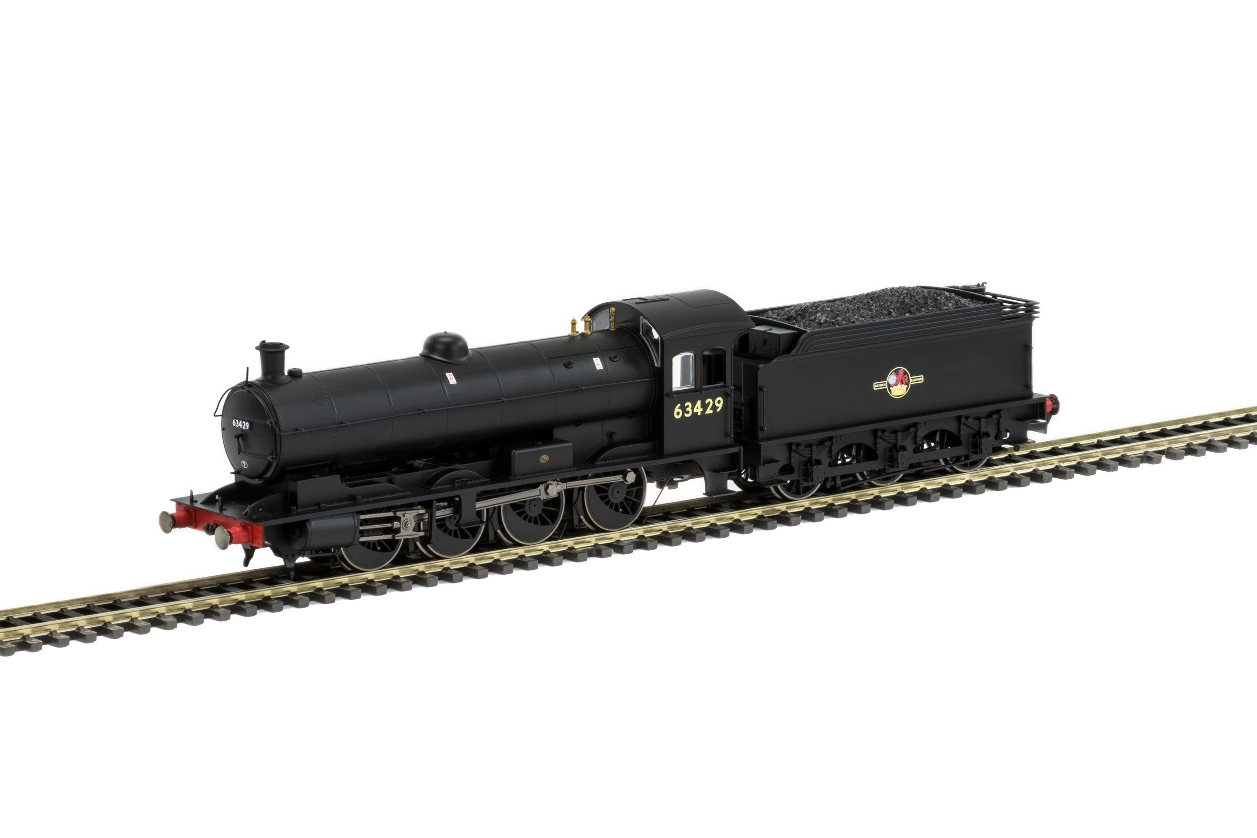 Hornby R3426 BR 0-8-0 Q6 63429 Black Late Crest DCC Ready