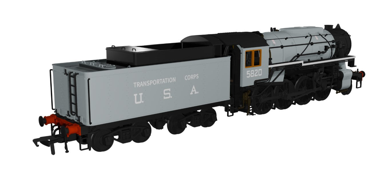 RAPIDO #926006 USATC S160 No.5820 ‘Big Jim’ (as preserved) Part of the USATC S160 collection - DCC Ready - 21 Pin
