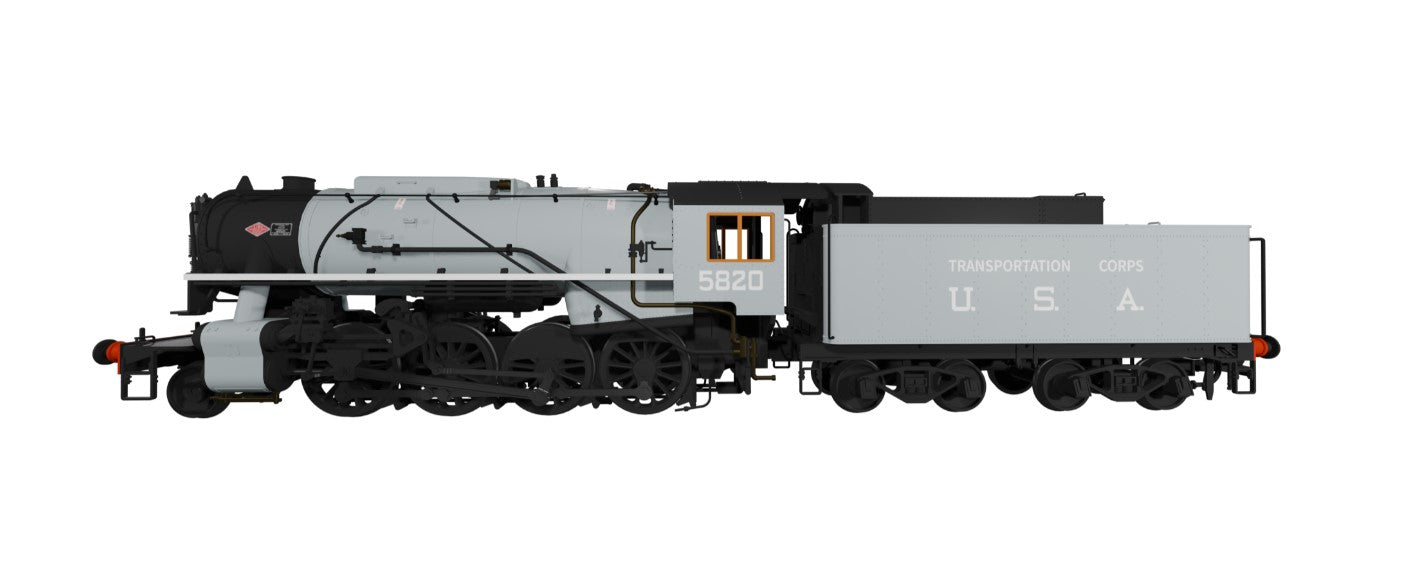 RAPIDO #926006 USATC S160 No.5820 ‘Big Jim’ (as preserved) Part of the USATC S160 collection - DCC Ready - 21 Pin