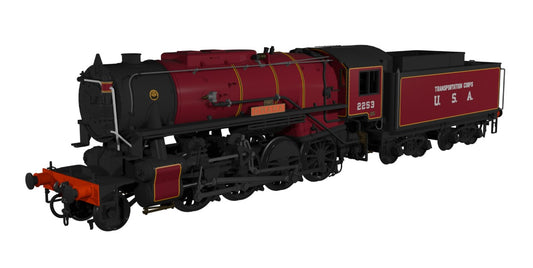 RAPIDO #926008 USATC S160 No.2253′ Omaha’ (as preserved) Part of the USATC S160 collection - DCC Ready - 21 Pin