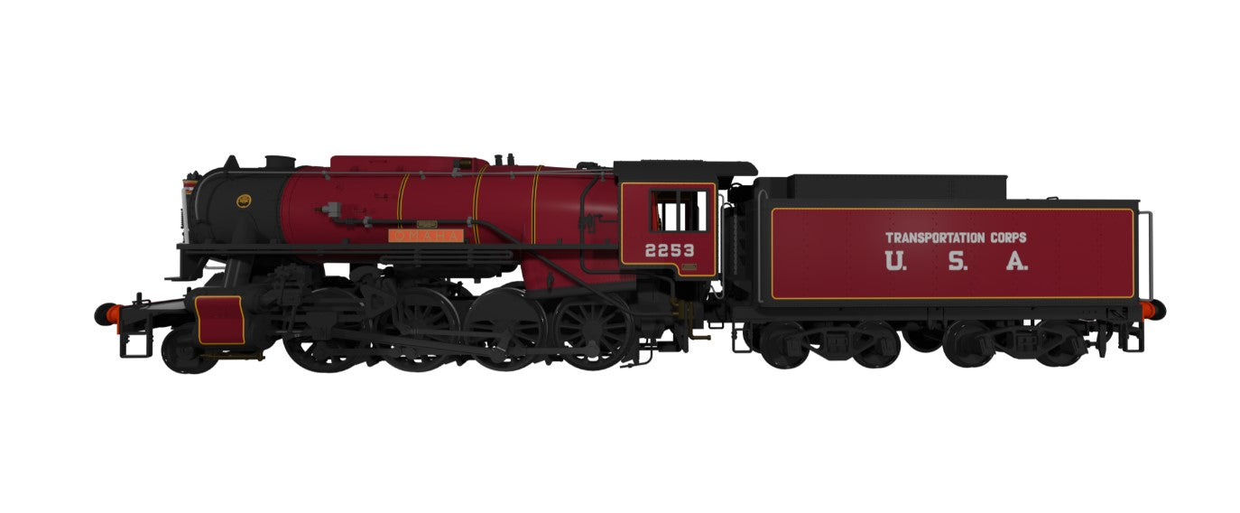 RAPIDO #926008 USATC S160 No.2253′ Omaha’ (as preserved) Part of the USATC S160 collection - DCC Ready - 21 Pin