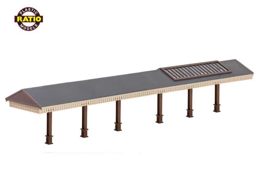 RATIO OO/HO Gauge 515 Island Platform Apex Roof Canopy - Chester Model Centre
