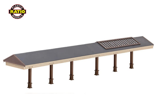 RATIO OO/HO Gauge 515 Island Platform Apex Roof Canopy - Chester Model Centre