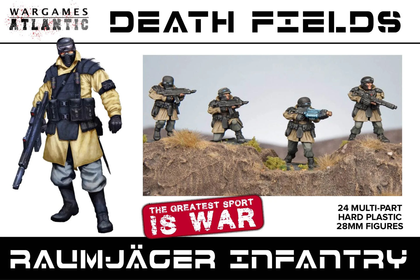 Wargames Atlantic Death Fields Raumjager Infantry