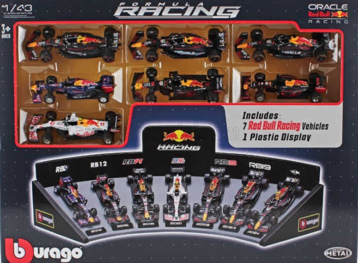 Burago F1 Red Bull Deluxe Gift set - Chester Model Centre
