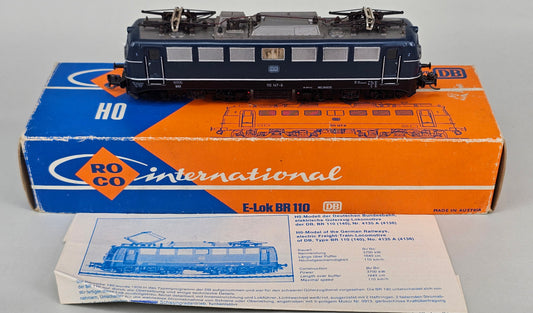 Roco 4135A BR Class 110 Electric Locomotive 'Ocean Blue' DB Livery - Chester Model Centre