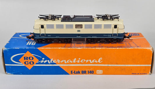 Roco 4136A BR Class 140 Electric Locomotive Blue/Cream - Chester Model Centre