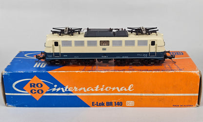 Roco 4136A BR Class 140 Electric Locomotive Blue/Cream - Chester Model Centre