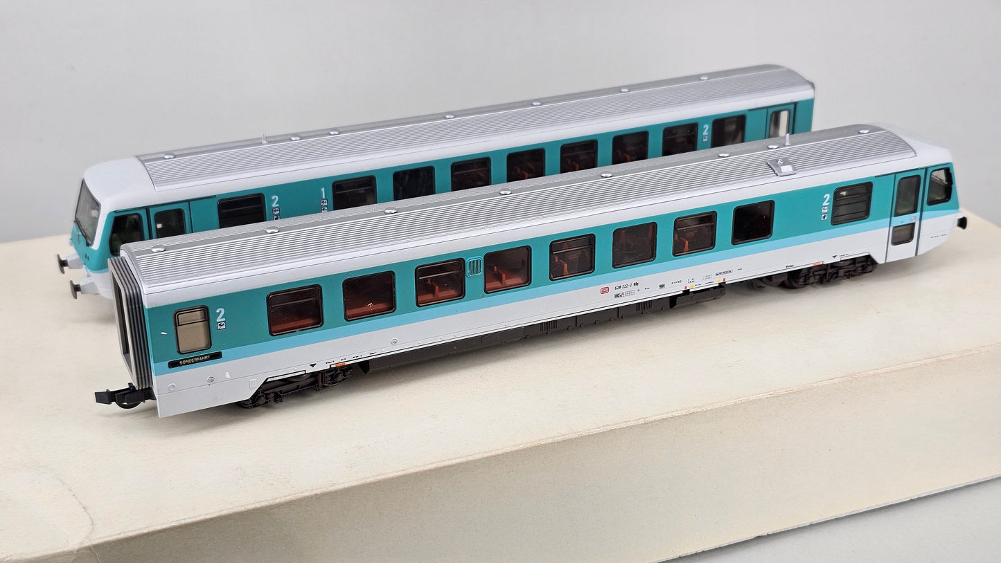 Roco HO Scale 43022 DB Railcar Set of 2 VT 628.2/928.2 - Chester Model Centre