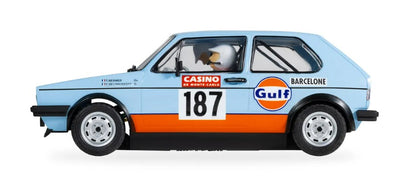 SCALEXTRIC C4609 Volkswagen Golf MK1 GTi Gulf Edition - Chester Model Centre