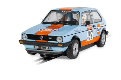 SCALEXTRIC C4609 Volkswagen Golf MK1 GTi Gulf Edition - Chester Model Centre