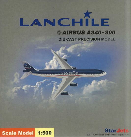 StarJets 1:500 Lanchile Airbus A340-300 SJLAN104 - Chester Model Centre
