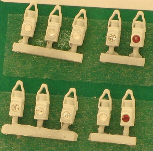 Springside OO Gauge SPDA19-2 BR White Head and Tail Lamps (10) - Chester Model Centre