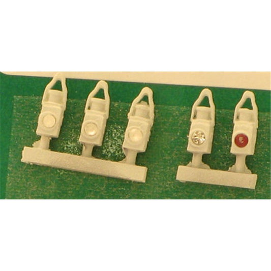 Springside OO Gauge SPDA19 BR White Head and Tail Lamps (5) - Chester Model Centre