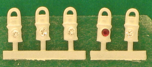 Springside OO Gauge SPDA3 SR White Head and Tail Lamps (5) - Chester Model Centre