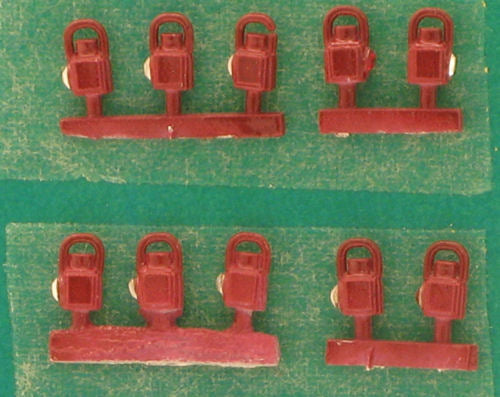 Springside OO Gauge SPDA4B-2 LMS Maroon Head and Tail Lamps (10) - Chester Model Centre