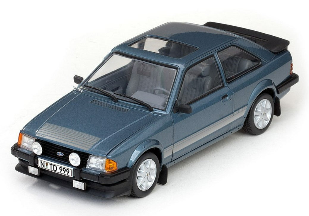 SUNSTAR (H4999R) 1/18 Scale FORD ESCORT RS1600i 1984 Caspian Blue RHD UK EXC LTD - Chester Model Centre