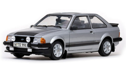SUNSTAR (H4998R) 1/18 Scale FORD ESCORT RS1600i 1984 Strato Silver RHD UK EXC LTD - Chester Model Centre