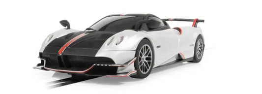 Scalextric C4399 Pagani Huayra BC Roadster - Grigio Montecarlo (Metallic Pearl White) - Chester Model Centre
