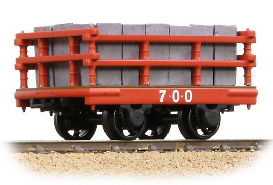 Bachmann 73-028 Dinorwic Slate Wagon With Slides Red With Load - Chester Model Centre