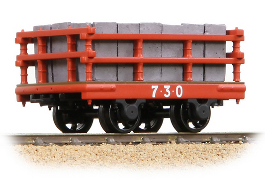 Bachmann 73-028A Dinorwic Slate Wagon With Sides Red With Load - Chester Model Centre