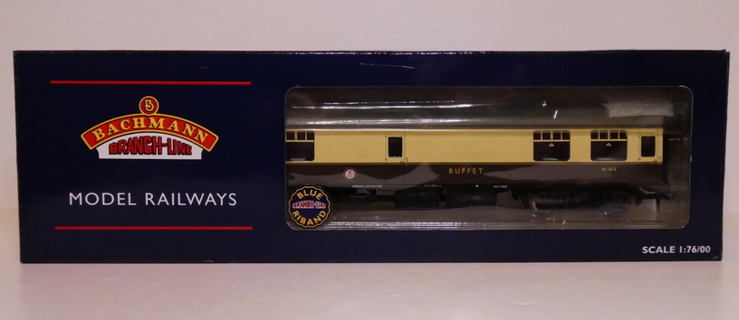 Bachmann 00 39-263 Mk 1 Restaurant Miniature Buffet Car RMB BR (WR) Choc Cream (W1814) - Chester Model Centre