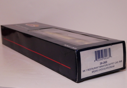 Bachmann 00 39-263 Mk 1 Restaurant Miniature Buffet Car RMB BR (WR) Choc Cream (W1814) - Chester Model Centre