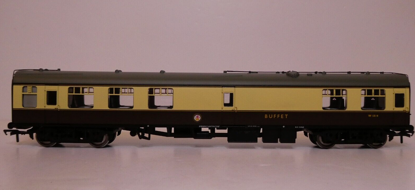 Bachmann 00 39-263 Mk 1 Restaurant Miniature Buffet Car RMB BR (WR) Choc Cream (W1814) - Chester Model Centre