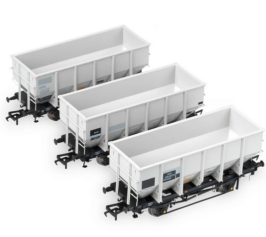 Accurascale ACC1018-HUO-T BR 24.5T HOP24/HUO Coal Hopper - Grey TOPS- Pack T - Chester Model Centre