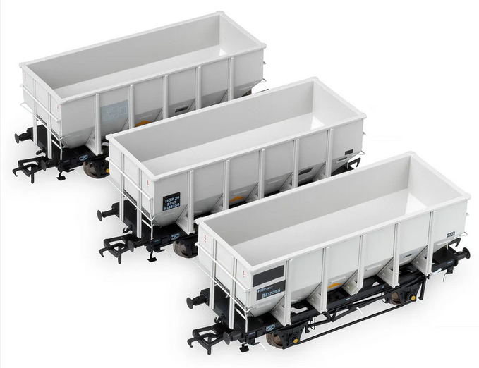 Accurascale ACC1010-HUO-S BR 24.5T HOP24/HUO Coal Hopper - Grey pre TOPS- Pack S - Chester Model Centre