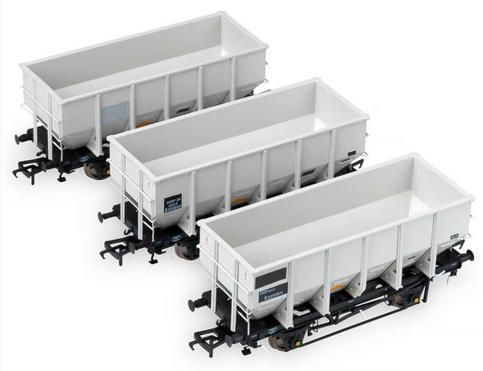 Accurascale ACC1010-HUO-S BR 24.5T HOP24/HUO Coal Hopper - Grey pre TOPS- Pack S - Chester Model Centre