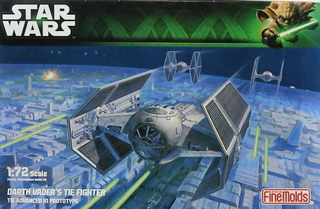 Fine Molds SW16 1:72 Star Wars Darth Vader's Tie Fighter - Chester Model Centre