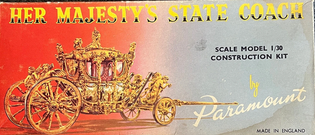 Paramount 1:30 Her Majesty's State Coach Scale Model Construction Kit