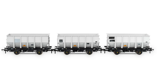 Accurascale ACC1010-HUO-S BR 24.5T HOP24/HUO Coal Hopper - Grey pre TOPS- Pack S - Chester Model Centre