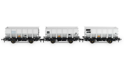 Accurascale ACC1010-HUO-S BR 24.5T HOP24/HUO Coal Hopper - Grey pre TOPS- Pack S - Chester Model Centre