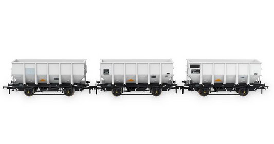 Accurascale ACC1010-HUO-S BR 24.5T HOP24/HUO Coal Hopper - Grey pre TOPS- Pack S - Chester Model Centre