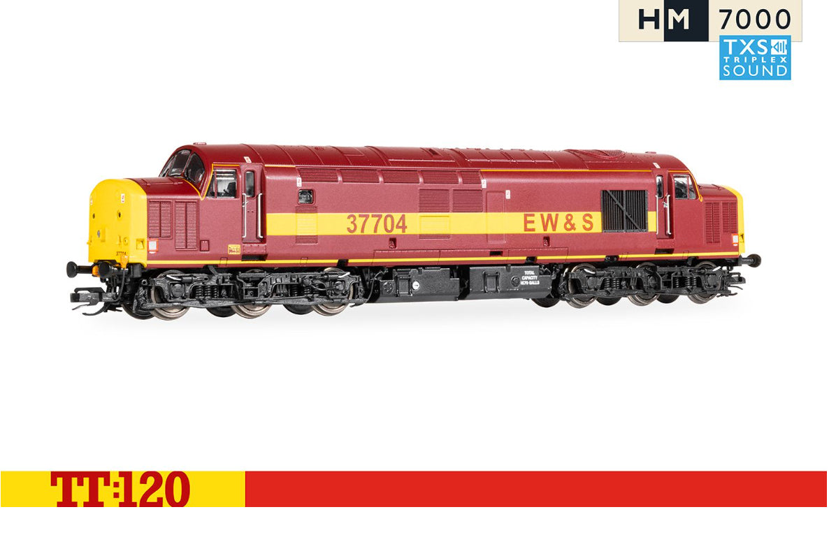 Hornby TT120 - TT3037TXSM - EWS Class 37 37704 (Sound Fitted) - Era 9