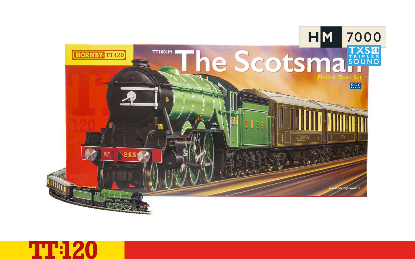 SALE - Hornby TT1001TXSM The Scotsman Train Set - Digital (Sound Fitted) - Chester Model Centre
