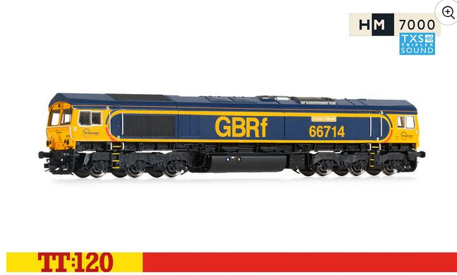 Hornby TT3016TXSM GBRf, Class 66, Co-Co, 66714 'Cromer Lifeboat' Digital - Era 11 (Sound Fitted) - Chester Model Centre