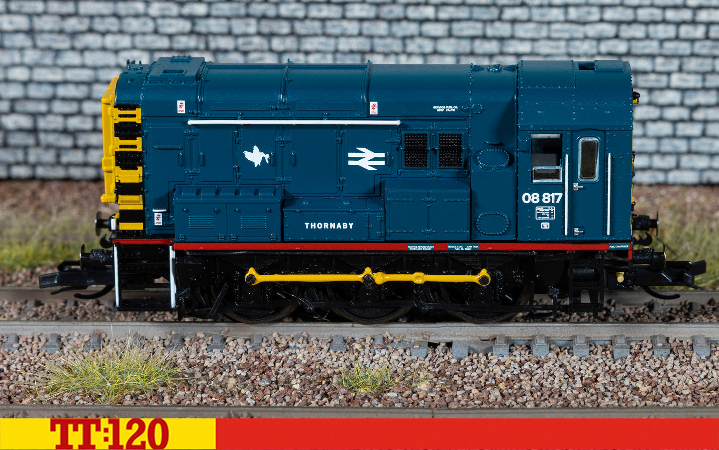 Hornby TT3033M BR - Class 08 - 08817 BR Blue - Chester Model Centre
