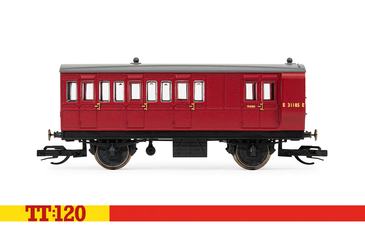 SALE - Hornby TT4061 BR 4 Wheel Coach 3rd Class Brake - Chester Model Centre