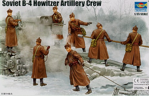Soviet B-4 Howitzer Artillery Crew - Chester Model Centre