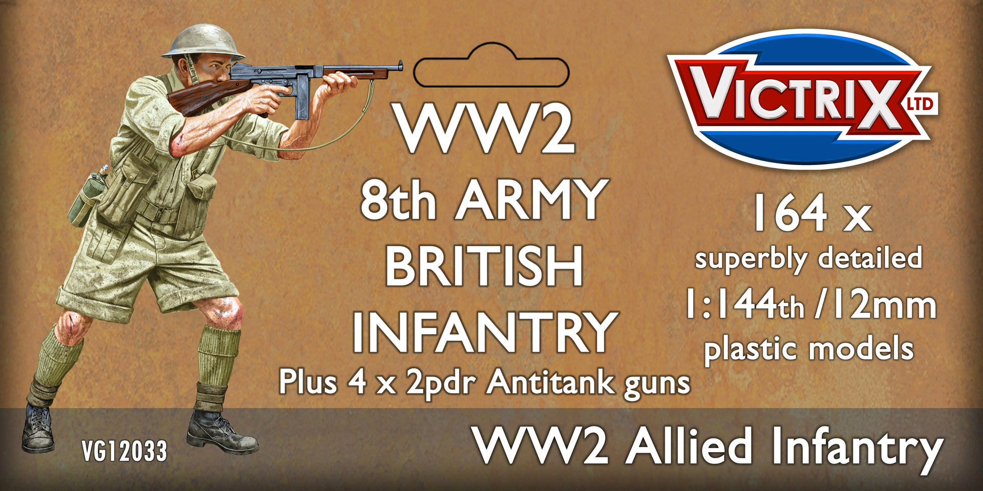 Victrix WW2 8th Army British Infantry - Chester Model Centre
