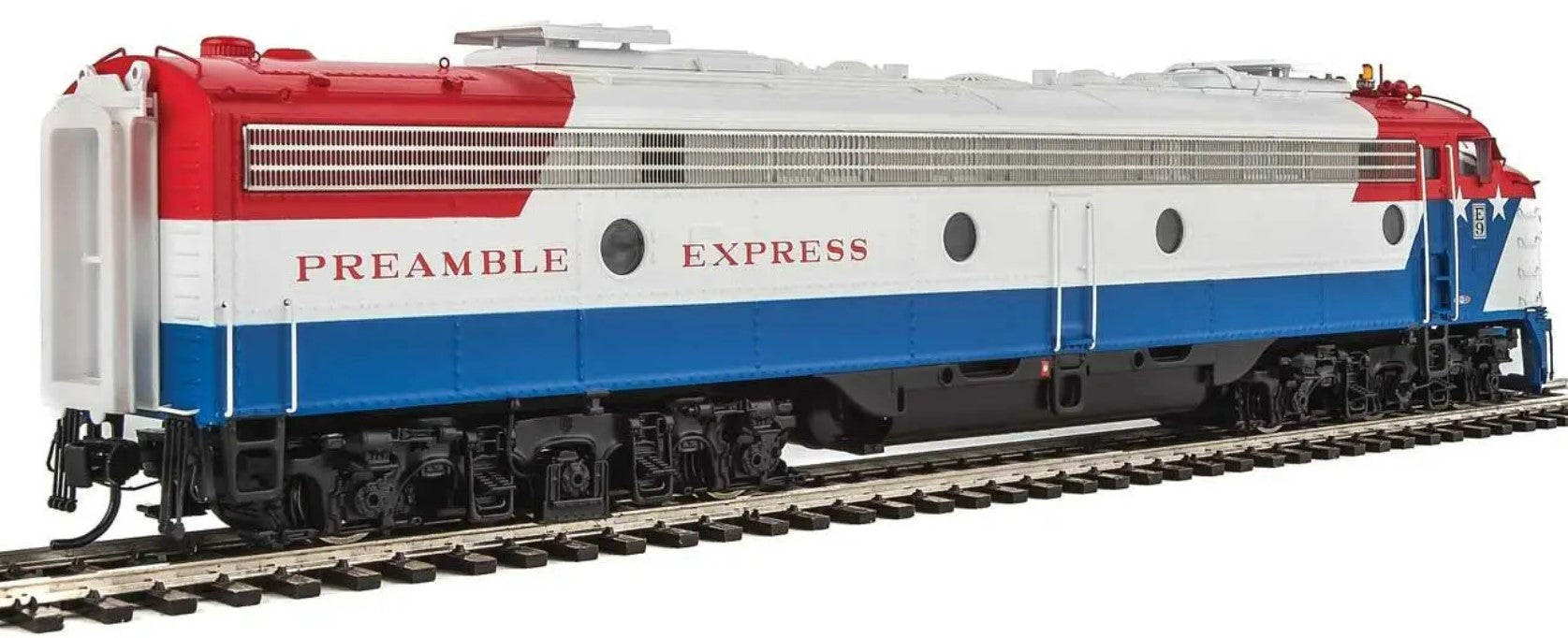 WALTHERS Proto #920-42384 EMD E9A Locomotive Preamble Express #951 (Loksound 5 DCC and Sound fitted) - Chester Model Centre