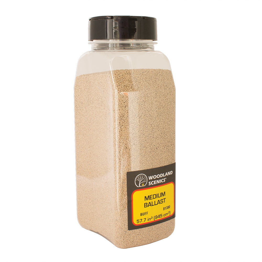 Woodland Scenics WB1380 Buff Medium Ballast - Chester Model Centre