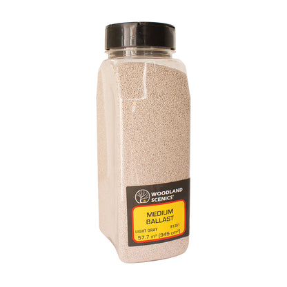 Woodland Scenics WB1381 Light Grey Medium Ballast - Chester Model Centre